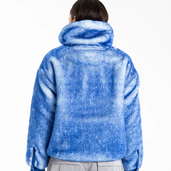 Faux fur pullover with corduroy detailing - Picture 4 of 4